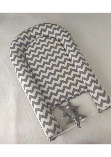 Delüxe Gri Yıldızlar Babynest Bebek Yatağı modelleri