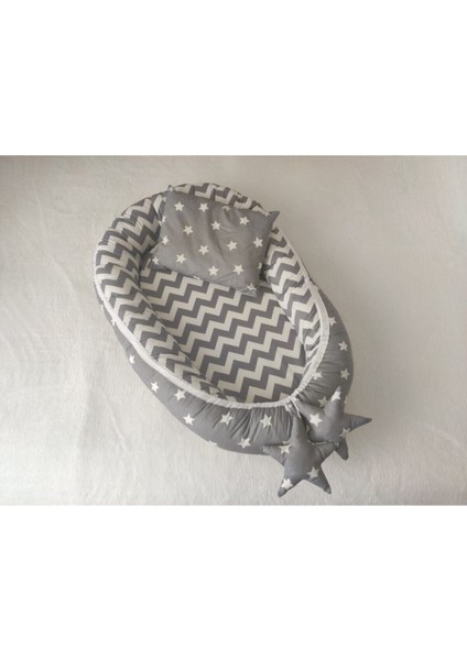 Delüxe Gri Yıldızlar Babynest Bebek Yatağı fırsatları