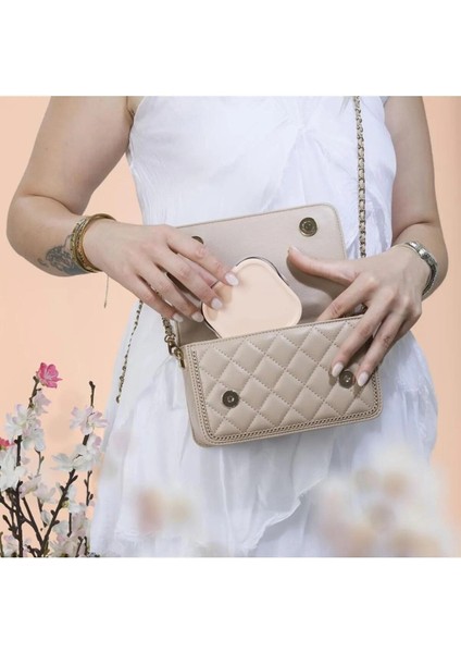 Mini aynalı taşınabilir makyaj ve takı organizeri, şık ve kullanışlı tasarım indirimleri