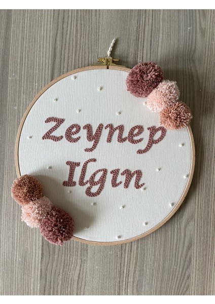 21,5 cm Bebek/çocuk Odası Isimli Kapı Süsü/Punch Nakis Duvar Panosu/Bebek Hediyelik Hastane Kapı Süs