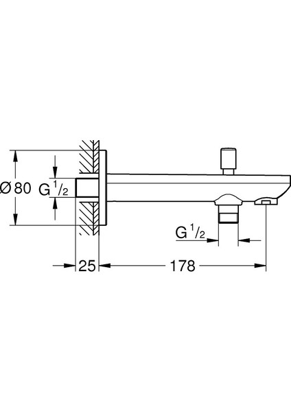 Baucontemporary Yön Değiştiricili Çıkış Ucu Grh 13390000 fırsatları