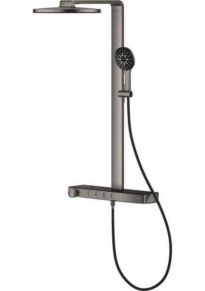 Rainshower Aqua Pure Duvara Monte Termostatik Bataryalı Duş Sistemi (Grafit/füme) Grh 100964AL00 fırsatları