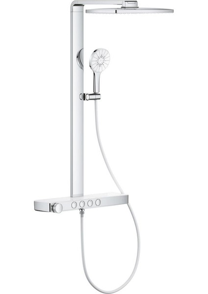 Rainshower Aqua Pure Duvara Monte Termostatik Bataryalı Duş Sistemi (Krom) Grh 1009610000