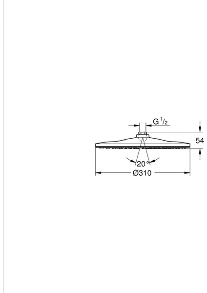 Rainshower 310 Mono Tepeduşu, Yuvarlak Grh 26561000 modelleri