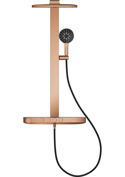 Rainshower Aqua Pure Duvara Monte Termostatik Bataryalı Duş Sistemi (Warm Sunset) Grh 100961DA00 modelleri