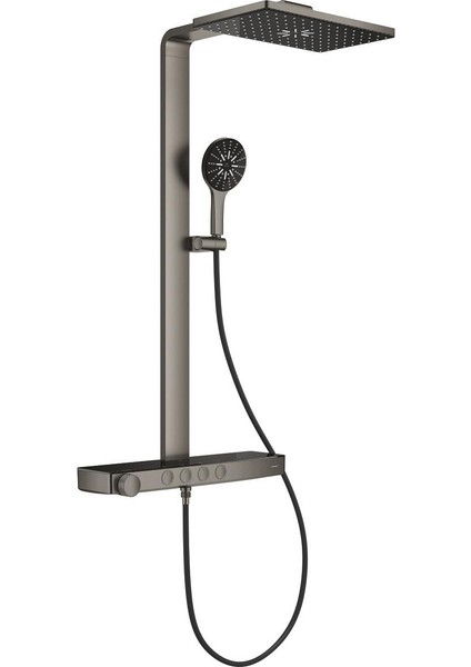 Rainshower Aqua Pure Duvara Monte Termostatik Bataryalı Duş Sistemi (Grafit/füme) Grh 100961AL00 fiyatları