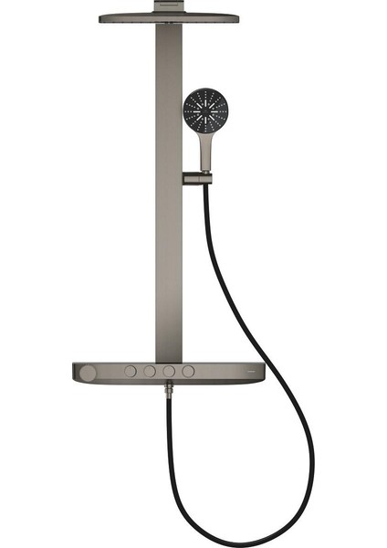 Rainshower Aqua Pure Duvara Monte Termostatik Bataryalı Duş Sistemi (Grafit/füme) Grh 100961AL00 modelleri
