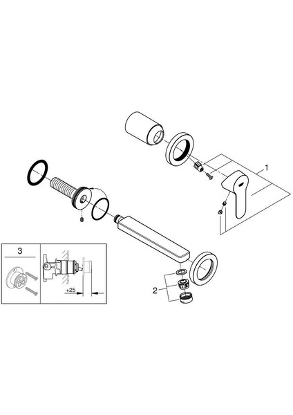 Bauedge Iki Delikli Lavabo Bataryası Grh 20474000 modelleri