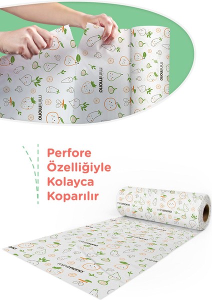 Mama Sandalyesi Altı ve Aktivite Örtüsü - Kullan At- 1 Rulo 10 Adet