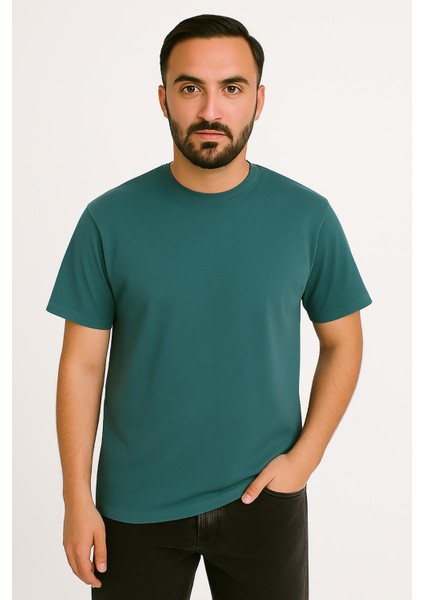 Erkek Tshirt Slim Fit (Dar Kalıp) Premium Kalite Düz Model