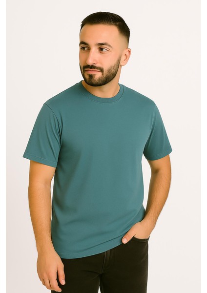 Erkek Tshirt Slim Fit (Dar Kalıp) Premium Kalite Düz Model modelleri