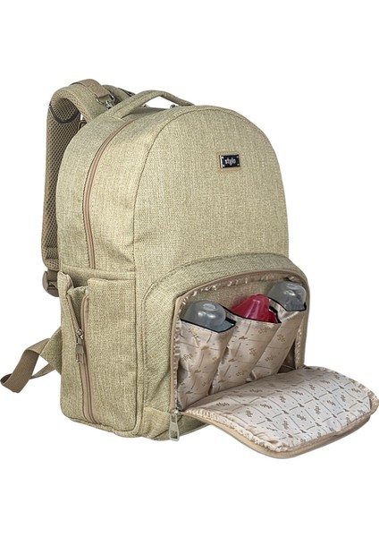 Duo Bej Backpack For Mothers Anne Bebek Bakım Sırt Çantası modelleri