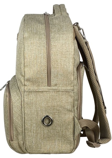 Duo Bej Backpack For Mothers Anne Bebek Bakım Sırt Çantası fırsatları