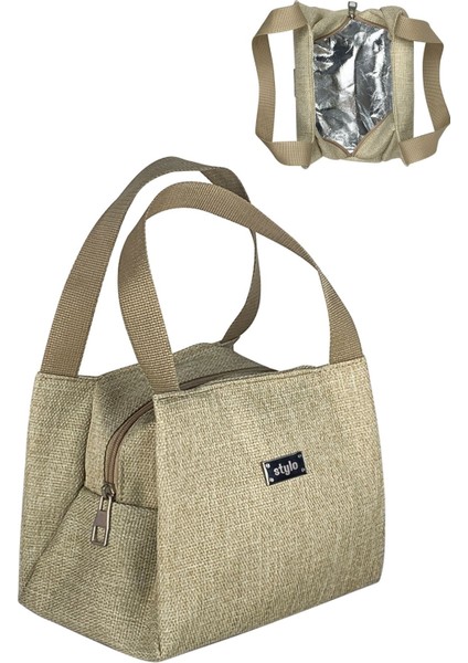 Duo Bej Backpack For Mothers Anne Bebek Bakım Sırt Çantası