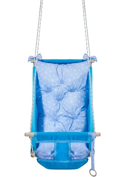 Kids Mavi Bebek Uyku Salıncağı, Ahşap Hamak Beşik Bebek ve Çocuk Odaları Için Ideal Salıncak fırsatları