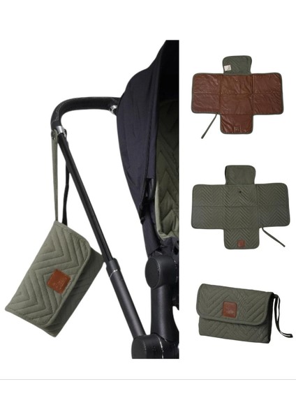 Vegan Deri Iç Yüzeyli Keten Karışımlı Clutch Alt Değiştirme Matı -Şık, Pratik ve Hafif Tasarım