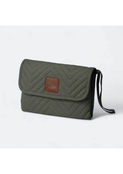 Vegan Deri Iç Yüzeyli Keten Karışımlı Clutch Alt Değiştirme Matı -Şık, Pratik ve Hafif Tasarım modelleri