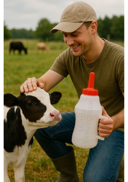 10 Adet Buzağı Biberon Dana Süt Biberonu 2.5 Litre Büyükbaş Inek Sığır Manda Yavrusu Için Süt Içirme indirimleri