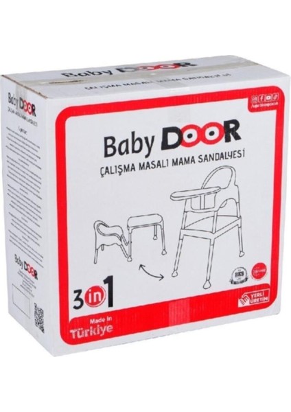 Panda & Mama Çalışma Masalı Pedli Mama Sandalyesi 3 In 1 fırsatları