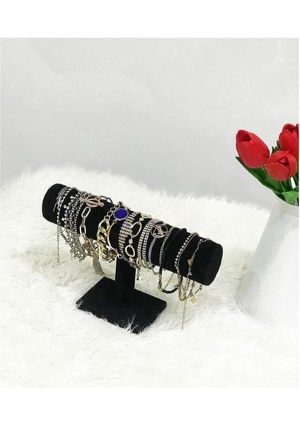 Kadife Siyah Takı Düzenleyici Standı, Şık ve Pratik Organizasyon Çözümü fiyatları