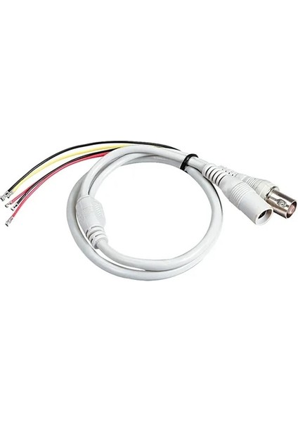 Ayt Powermaster Hd Analog Bnc Kamera Bağlantı Kablosu 60 cm Soketli Jak Uçlu Kablo