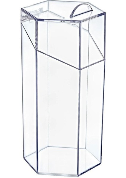 Turkuaz kapaklı çok amaçlı makyaj fırçası saklama ve düzenleme kutusu