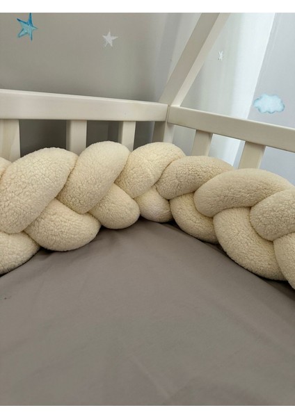 360 cm 3 Lü Peluş Örgü Koruma Modeli Yeni Nesil Welsoft Kumaş (60X120 / 70X110 Beşik Için) indirimleri