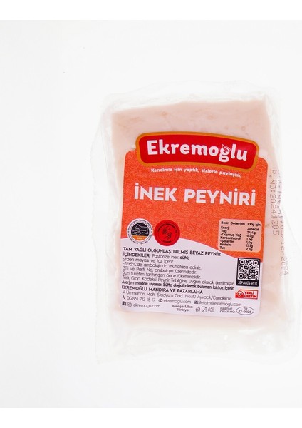 İnek Beyaz Peyniri̇ 650 Gr