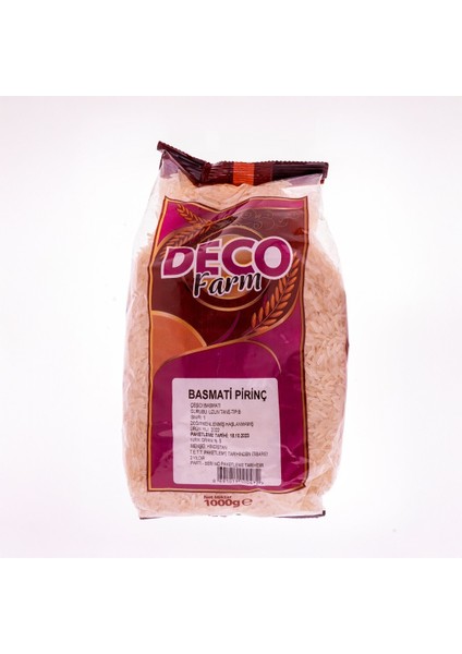 Basmati̇ Pi̇ri̇nç 1000 Gr