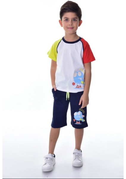 Erkek Çocuk Kısa Kollu Pijama Takımı