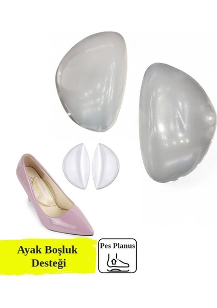 Düz Taban Önleyici Ark Desteği Tabanlık -Renksiz
