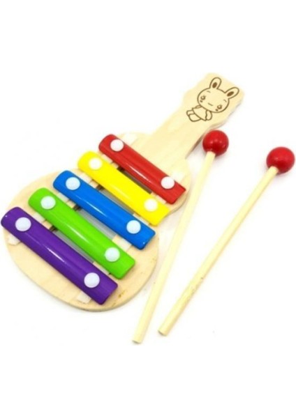 Ahşap Ksilofon 5 Li Gitar