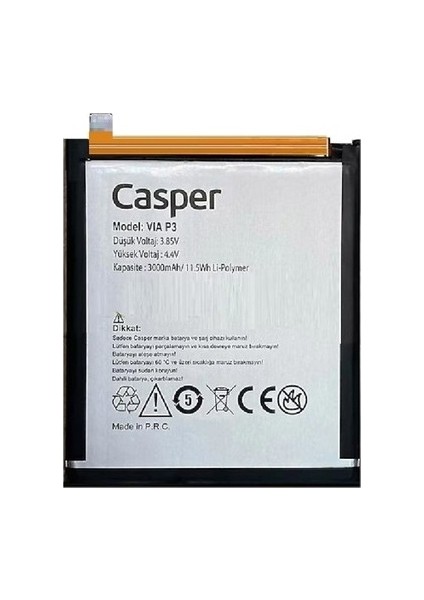 Casper Via P3 Pil Batarya