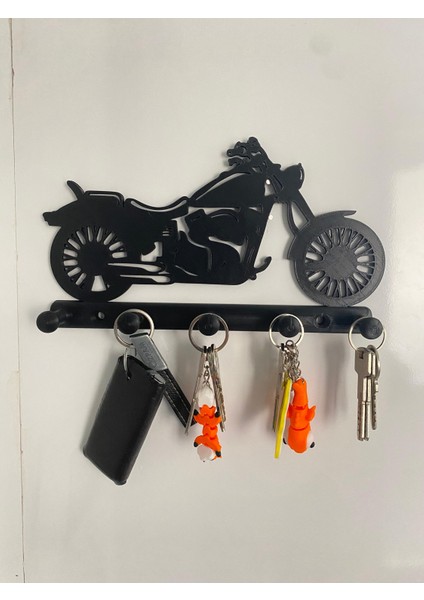 Motosiklet Duvar Anahtarlığı