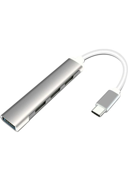 Usb-C 4'lü Çoğaltıcı USB 3.0 Hub Uyumlu