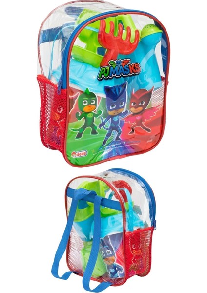 Sırt Çantalı 8 Parça Erkek Çocuk Plaj Oyuncağı Renkli Resimli Deniz Kum Kovası Oyuncak Kova Seti modelleri