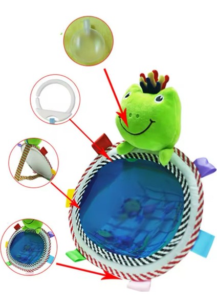 Kurbağa Oyuncaklı Bebek Arabası Aynası , Arka Koltuk ve Araç Içi Güvenlik Aynası fırsatları