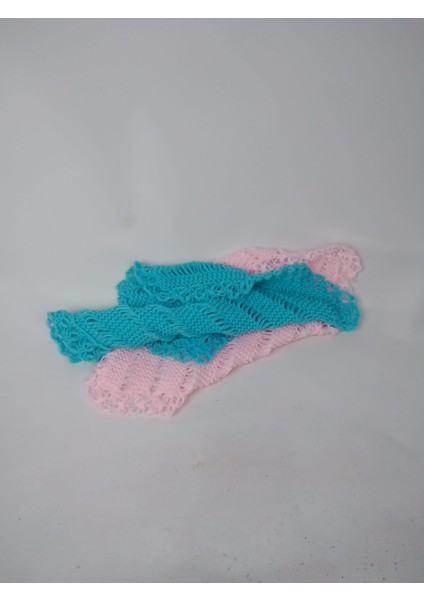 El Örgüsü Yumuşak 2 Adet Açık Pembe Yeşil Kare Yün Banyo Lifi Hediyelik Çeyizlik Günlük 42 *42 cm Akrilik modelleri