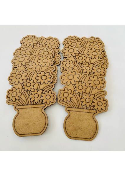 Ahşap Boyama Oyuncak – 10’lu Çiçek Figürü Seti | Kendin Boya | Eğitici Ahşap Etkinlik fiyatları