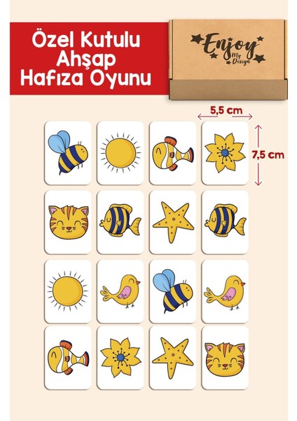 Zeka Kartları Renkli Robotlar Eşleştirme Oyunu Ahşap Eğitici Oyuncak