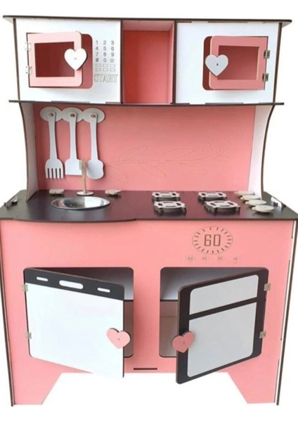 Ahşap Eğitici Montessori Oyuncak Çocuk Mutfak Seti