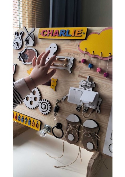 Educational And Wooden Toys, Busy Board, Eğitici Ahşap Pano, Küçük Çocuklar Için Ahşap Meşgul Tahta fiyatları