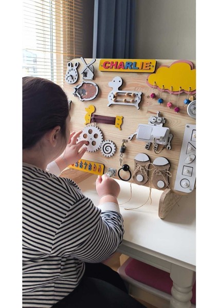 Educational And Wooden Toys, Busy Board, Eğitici Ahşap Pano, Küçük Çocuklar Için Ahşap Meşgul Tahta indirimleri