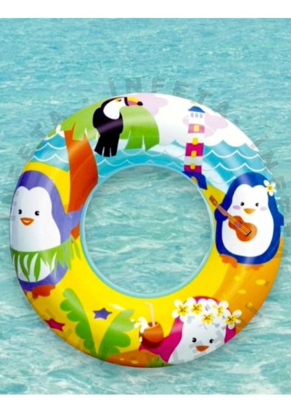 Renkli Penguen Desenli Can Simidi 51 cm 3-6yaş indirimleri