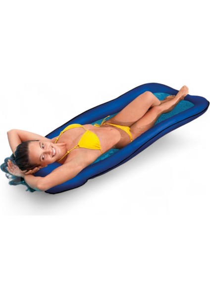 Şişme Fileli Yatak 178X94 cm Mavi