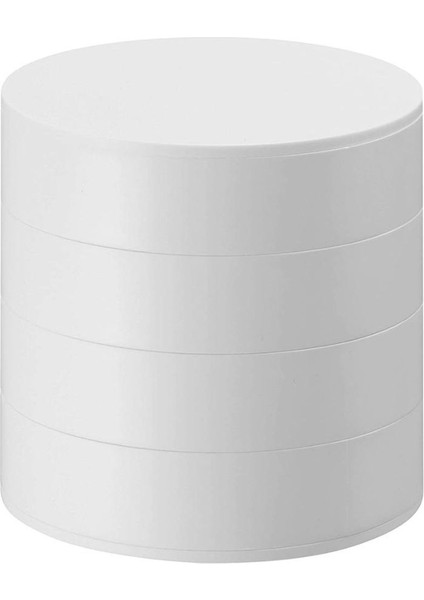 Beyaz Çok Katlı Takı Düzenleyici, Şık ve Pratik Organize Edici, 2 Parça