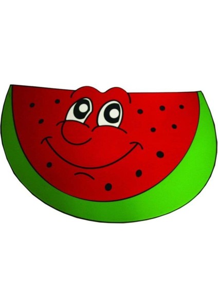 Karpuz Ahşap Dolap-Duvar Figürü-60 cm Çocuk Odası Anaokulu Dekor