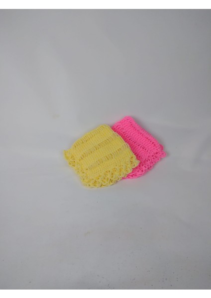 El Örgüsü Yumuşak 2 Adet Kare Yün Banyo Lifi Hediyelik Çeyizlik Günlük 42 *42 cm % 100 Akrilik fiyatları