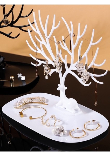 Geyik Temalı Takı ve Mücevher Düzeni, Plastik, Renkli, 1 Parça