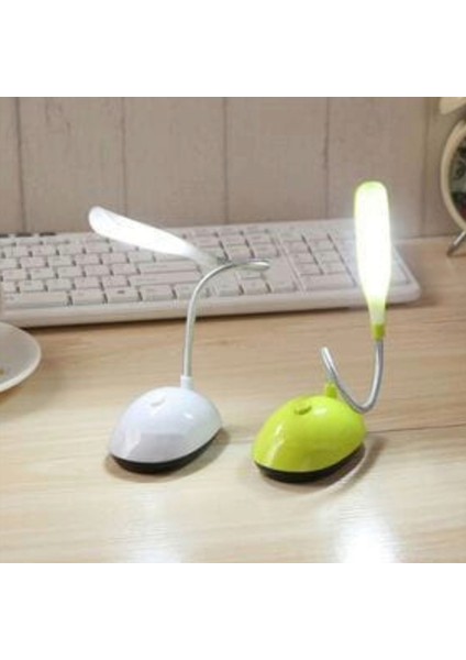 LED Masa Lambası Ders Çalışma Kitap Okuma Lambası Pilli Başucu Lamba